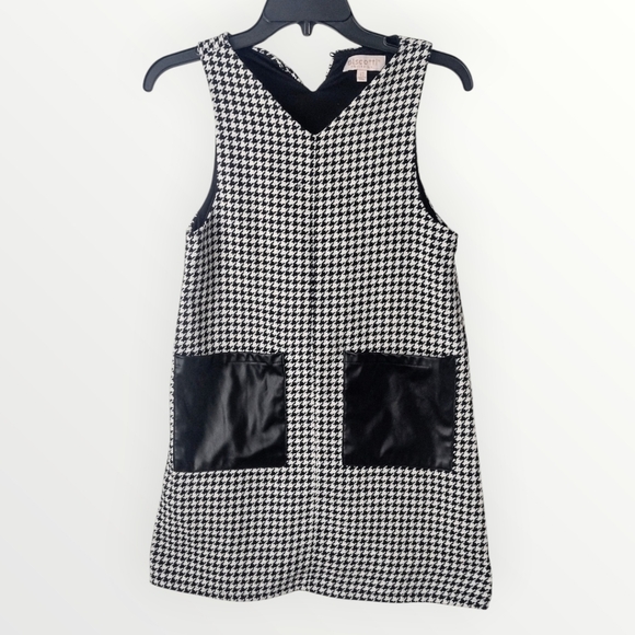 Biscotti Other - Biscotti Collezioni Girls Black and White Houndstooth Dress Size 12